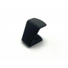 Vešiak v čiernej farbe , ktorý môže byť použitý aj ako úchytka - knopka