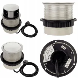 Výsuvná elektrická zásuvka TETRABOX FRENCH 4x 230V  / Hliník