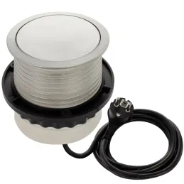 Výsuvná elektrická zásuvka TETRABOX FRENCH 3x 230V + 2x USB / Hliník