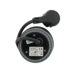 Interiérová zásuvka do stola COMPACT 1x230V + USB nabíjanie / Hliník