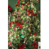Vianočné LED osvetlenie v tvare vodopádu s 34 lankami vhodné na vianočný stromček. Farba je teplá biela. 720 LED svetiel s G.S. adaptérom 6V 6W, IP44.
Rozmery: dĺžka svetielok 200cm,prípojka 500cm,vzdialenosť medzi ledkami 5cm
