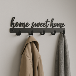 Vešiak na stenu SWEET HOME...