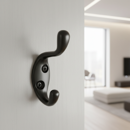 Vešiak LARRA L / Čierna matná