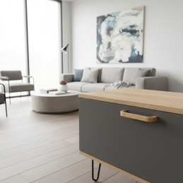 Drevená úchytka MIA / Dub...