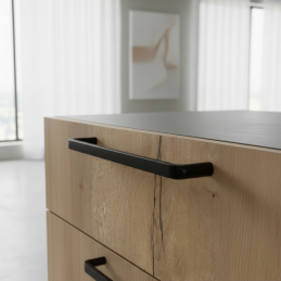 Úchytka BRISA / Čierna matná