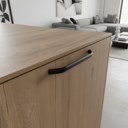 Úchytka DIVA / Čierna matná