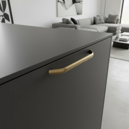 Úchytka DIVA / Zlatá brúsená