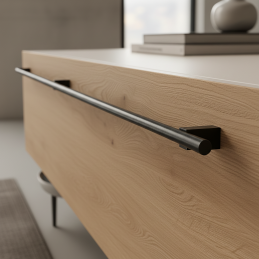 Úchytka GUANA / Čierna matná