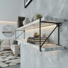 Držiak police PINA / Čierna