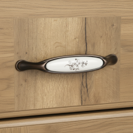 Keramická úchytka HOPE / Hnedá