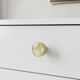 Drevená úchytka knopka...