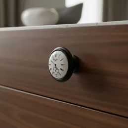 Úchytka knopka VIAMO CLOCK / Čierna
