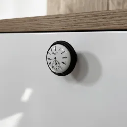 Úchytka knopka VIAMO CLOCK / Čierna