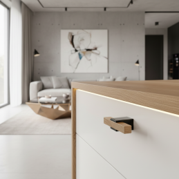 Drevená knopka ALVEA / Dub...