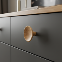 Drevená knopka RENO / Dub...