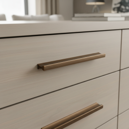 Úchytka PIREA / Mosadz brúsená