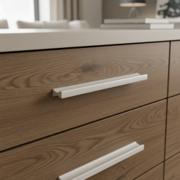 Úchytka PIREA / Biela matná