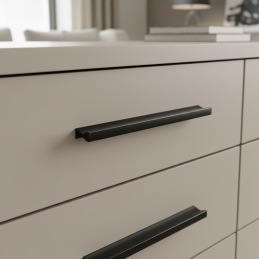 Úchytka PIREA / Čierna matná