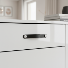 Úchytka CASE / Koža čierna