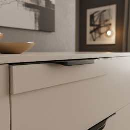 Úchytka CLAUDIA / Čierny nerez