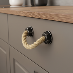 Úchytka SPACCATA / Staročierna