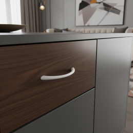 Plastová úchytka ASTOR / Biela