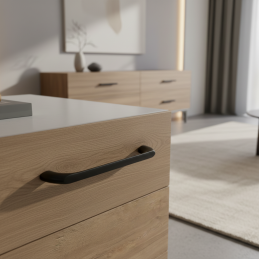 Úchytka PAMELA / Čierna matná