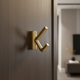 Vešiak VIDOX / Zlatá brúsená