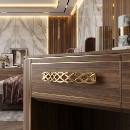 Úchytka ALINA / Zlatá lesklá