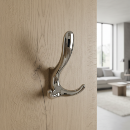 Vešiak MARKO / Lesklý chróm