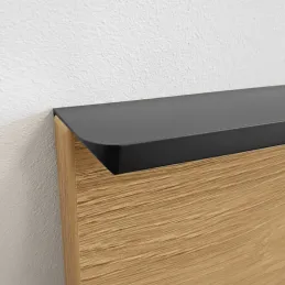 Úchytka na hranu dvierok PADOVA / Čierna matná