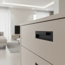 Úchytka na zafrézovanie DIESEL / Čierna matná