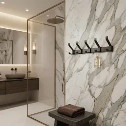 Vešiak na stenu MAXXA / Čierna matná