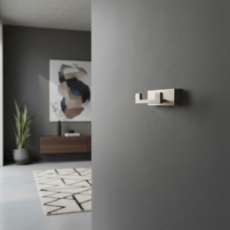 Vešiak DELTA DUO / Nikel brúsený