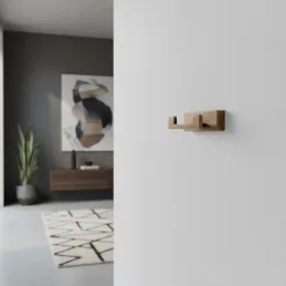 Vešiak DELTA DUO / Mosadz brúsená