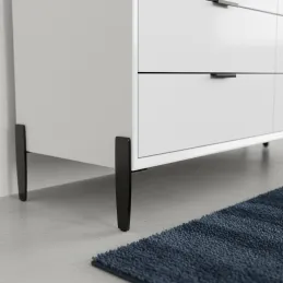 Nábytková nožička MORGAN / Čierna matná