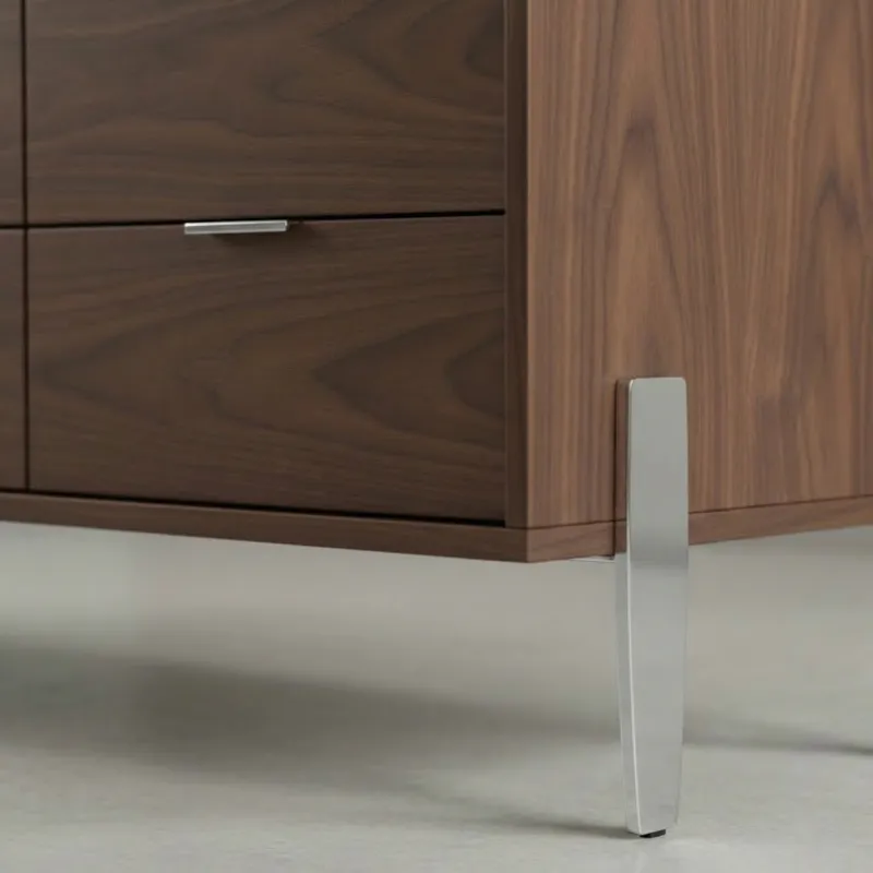 Nábytková nožička MORGAN / Lesklý chróm