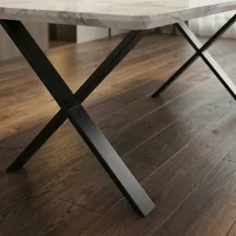 Stolové nohy ULTRA SLIM Čierna / Pár