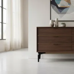 Nábytková nožička EBRO / Čierna matná