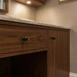 Úchytka knopka KAREN / Čierna matná