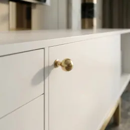 Úchytka knopka KAREN / Zlatá brúsená