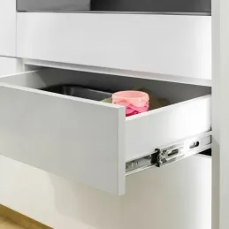 Ložiskový výsuv s tlmením a bez úchytkovým otváraním 45 mm PRO