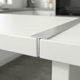 Univerzálna spojovacia lišta na pracovnú dosku 38 mm na rovnú ABS hranu  / Hliník