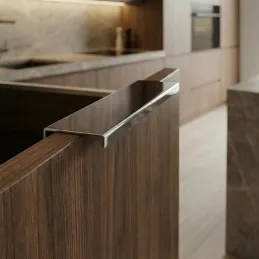 Úchytka na hranu dvierok DIAZ / Lesklý chróm