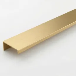 Úchytka na hranu dvierok DIAZ / Zlatá brúsená