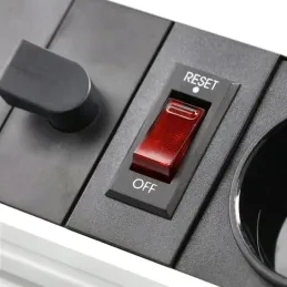 Výsuvná zásuvka LEGIA SCHUKO 2x230V + USB A-C + svetlo  / Biela matná