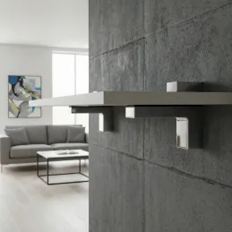 Držiak police QUADRO / Lesklý chróm