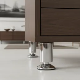 Nábytková nožička LASA / Chróm lesklý