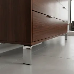 Nábytková nožička SORTE / Lesklý chróm