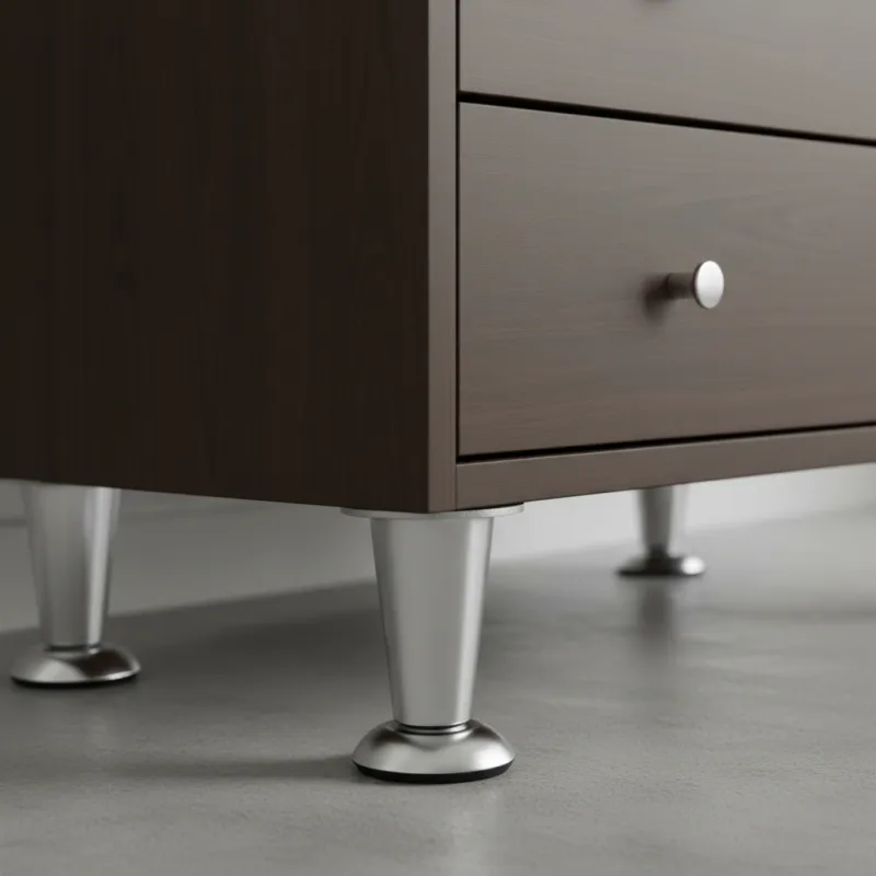 Nábytková nožička PALMA  / Hliník